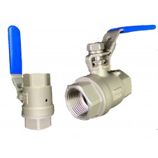 Stainless Steel Two Piece Ball Valve 1000psi VENTED